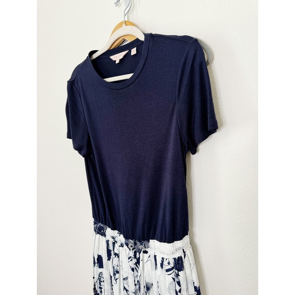 Ted Baker Mockable Midi Dress in Bluebell White Blue 6 - Picture 8 of 10